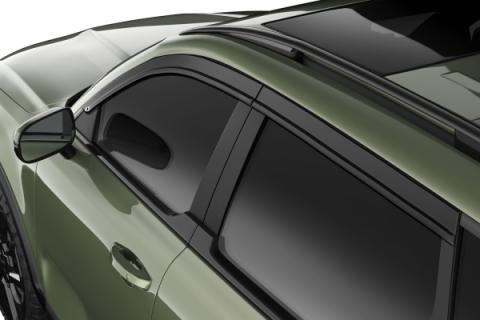 Low Profile Ventvisor Deflector Smoke Outside Mount 4 Piece For 2018-2023 Equinox Husky Liners