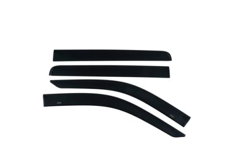 Low Profile Ventvisor Deflector Matte Black Outside Mount 4 Piece For 2021-2025 Escalade ESV, Suburban, Yukon XL Husky Liners