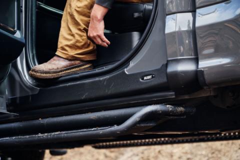 Trail Armor Rocker Panel Black, Incl. Side Panels/Sill Plate Cover For 2019-2023 Ranger Extended Cab Husky Liners
