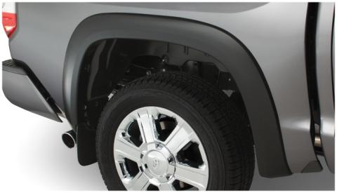 Black OE Style Smooth Finish Rear Fender Flares For 2006-2008 Toyota Rav4 (Base Model Only) Bushwacker