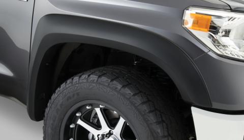 Black Extendafender Style Smooth Finish 4-Piece Fender Flare Set For 1993-1998 Toyota T100 Bushwacker