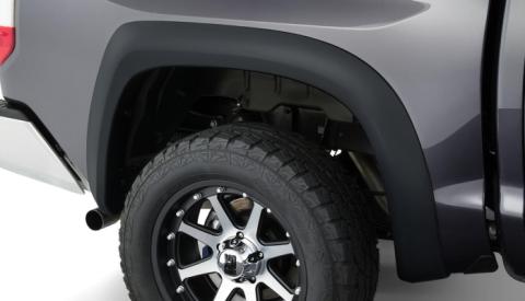 Black Extendafender Style Smooth Finish 4-Piece Fender Flare Set For 1993-1998 Toyota T100 Bushwacker
