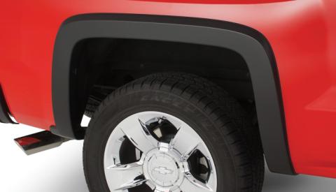Black OE Style Smooth Finish 4-Piece Fender Flare Set For 2000-2006 Chevrolet Tahoe 4-Door Bushwacker