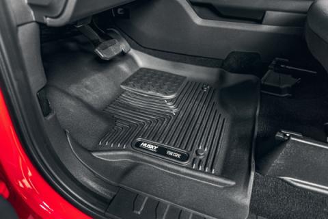 X-act Contour Front &amp; 2nd Seat Floor Liners For 2017-2024 F-250/F-350/F-450 Super Duty Husky Liners