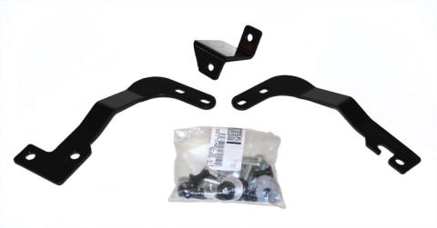 RC2 &amp; RC2 LR Bull Bar Mounting Bracket Kit Only Textured Black 2014-2015 Sierra 1500 Go Rhino