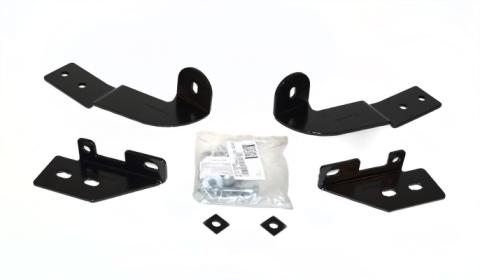 RC2 &amp; RC2 LR Bull Bar Mounting Bracket Kit Only Textured Black 2011-2018 Ram 1500 Go Rhino