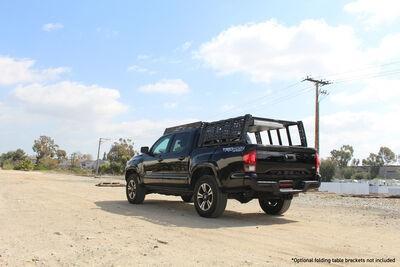 XRS Overland Xtreme Rack Mid Size Trucks Textured Black 2006-2021 Nissan Frontier 2015-2026 Colorado/Canyon 2016-2026 Toyota Tacoma 2019-2026 Ford Ranger Go Rhino