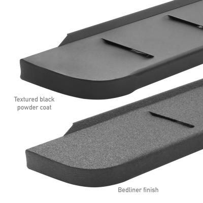 RB10 Running Boards With Mounting Brackets &amp; 2 Pairs of Drop Steps Kit Textured Black 2014-2024 Toyota 4Runner Go Rhino