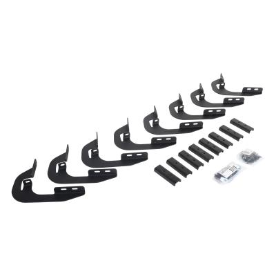RB10 Running Boards Complete Kit Texture Black: RB10 Running board + Brackets Protective Bedliner coating 2023-2026 Toyota Sequoia Go Rhino