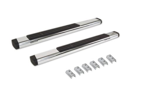 6 Inch OE Xtreme Series SideSteps Boards Only Polished Stainless Steel 1999-2026 Ford F-250/F-350 Standard Cab Go Rhino
