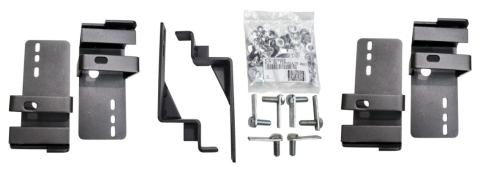 OE Xtreme Side Steps Mounting Brackets Only Textured Black 2014-2015 Kia Sorento Go Rhino