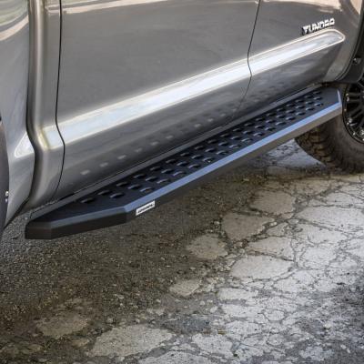 RB20 Running Boards With Mounting Brackets Textured Black 2014-2018 Silverado/Sierra 1500 2015-2018 Silverado/Sierra 2500 HD/3500 HD Go Rhino
