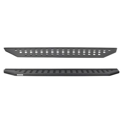 RB20 Running Boards With Mounting Brackets Textured Black 2021-2025 Ford Bronco 2 Door Go Rhino