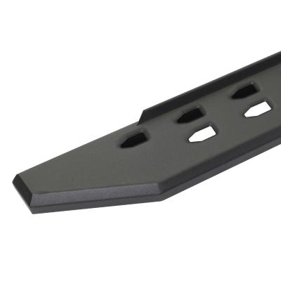 RB10 Slim Line Running Boards With Mounting Brackets Angled Textured Black 1999-2016 Ford F-250/F-350 Go Rhino