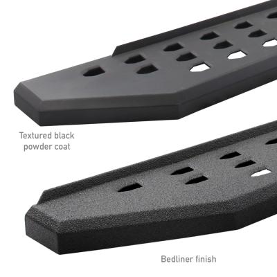 RB20 Running Boards With Mounting Brackets Textured Black 2015-2026 Colorado/Canyon Go Rhino