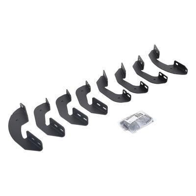 V Series V3, RB30 and RB Slim Side Steps Mounting Brackets Only Textured Black 2007-2021 Toyota Tundra Go Rhino