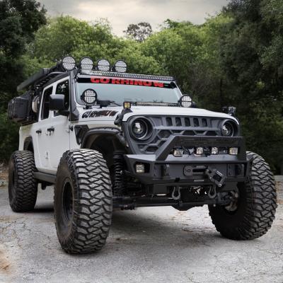 Go Rhino Blackout Combo Series Lights 50 Inch Double Row LED Light Bar With Amber Lighting Black Go Rhino
