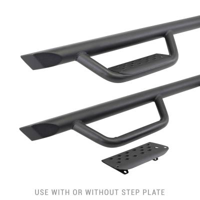 Dominator Xtreme D2 Side Steps with Rocker Panel Mounting Bracket Kit Textured Black 2024-2026 Toyota Tacoma Go Rhino