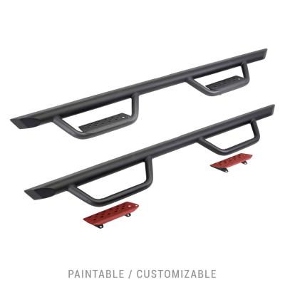 Dominator Xtreme D2 Steps W/Rocker Panel Bracket Kit Text. Blk 2024-2026 Toyota Tacoma Go Rhino