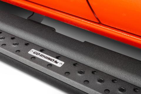 Dominator Xtreme DSS SideSteps Boards Only Textured Black 2007-2026 Jeep Wrangler JK/JL 2021-2025 Ford Bronco 2023-2026 Toyota Sequoia Go Rhino