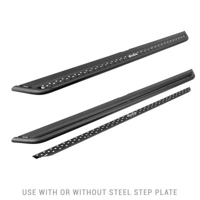 Dominator Xtreme DSS SideSteps With Frame Mounted Bracket Kit Textured Black 2014-2024 Toyota 4Runner Go Rhino