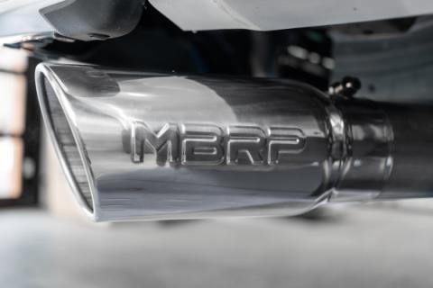 4 Inch Cat Back Exhaust System Single Side Exit 20-Up Silverado/Sierra 2500/3500 HD 6.6L V8 Armor Lite MBRP