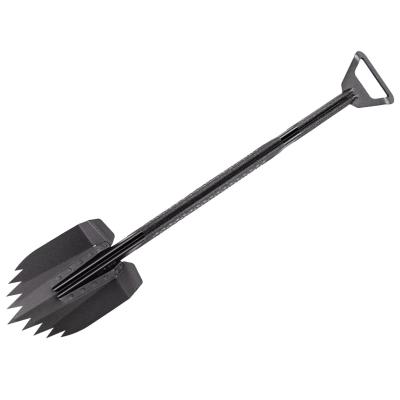Xventure Gear Sharktooth Stackable Shovel Textured Black Go Rhino