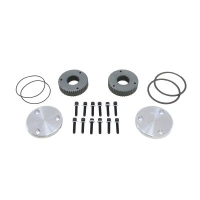 Hardcore Drive Flange Kit Dana 60 30- Spline Outer Stubs W/ Engraved Caps Hardcore Flange Set D60 30 Spline Engraved Both Sides Yukon Gear