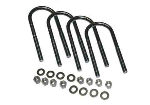 U-Bolt 4 Pack 5/8 x 3 1/8 x 9 Round with Hardware Superlift