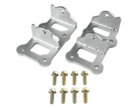 Engine Mount Brackets 1978-1988 GM A, G-Body LS Swap Engine Mounting Brackets Use With Small Block Clamshell Mounts Hooker BlackHeart