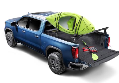 Pro X15 TS Tonneau Cover Black 2022-2026 Toyota Tundra 8 Foot 2 Inch Bed with Deck Rail System Truxedo