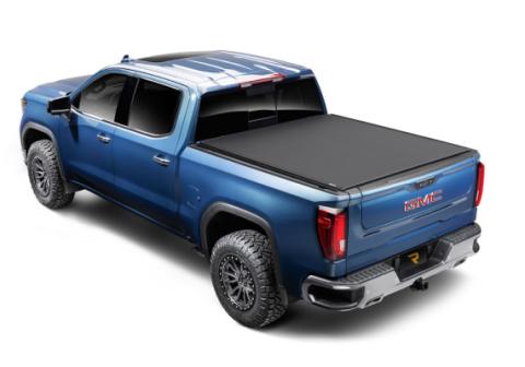Pro X15 TS Tonneau Cover Black 2022-2026 Toyota Tundra 8 Foot 2 Inch Bed with Deck Rail System Truxedo