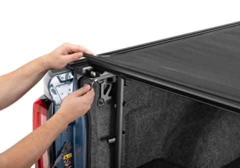 Pro X15 TS Tonneau Cover Black 2019-2026 (New Body Style) Ram 5 Foot 7 Inch Bed without RamBox without Multifunction Tailgate Truxedo