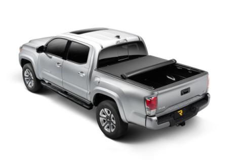 Pro X15 Tonneau Cover Black 2007-2021 Toyota Tundra 8 Foot Bed with Deck Rail System Truxedo