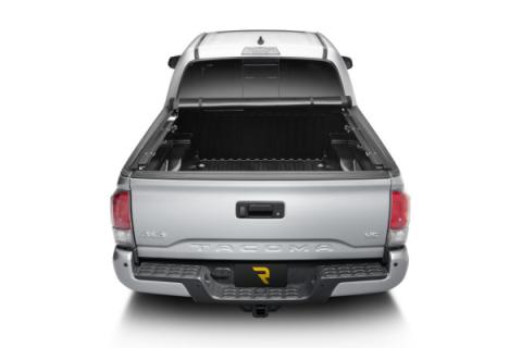 Pro X15 Tonneau Cover Black 2007-2021 Toyota Tundra 8 Foot Bed with Deck Rail System Truxedo