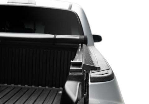 Pro X15 Tonneau Cover Black 2007-2021 Toyota Tundra 8 Foot Bed with Deck Rail System Truxedo