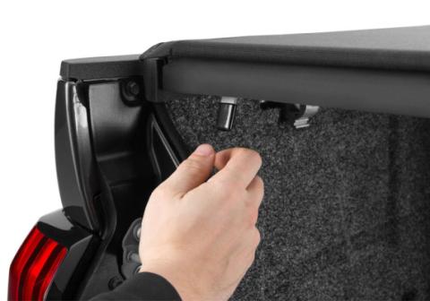 Pro X15 Tonneau Cover Black 2022-2026 Toyota Tundra 5 Foot 7 Inch Bed with Deck Rail System Truxedo