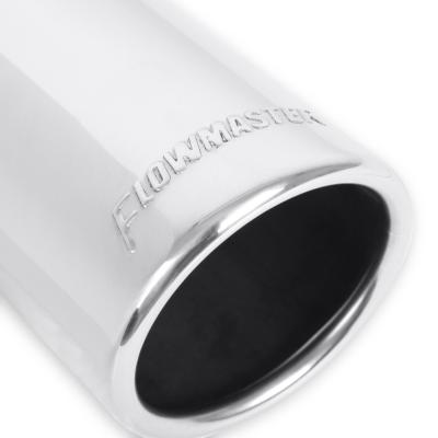 Exhaust Tip Exhaust Tip 3.00 Inch Rolled Angle Polished SS Fits 2.50 Inch Tubing Clamp On Flowmaster