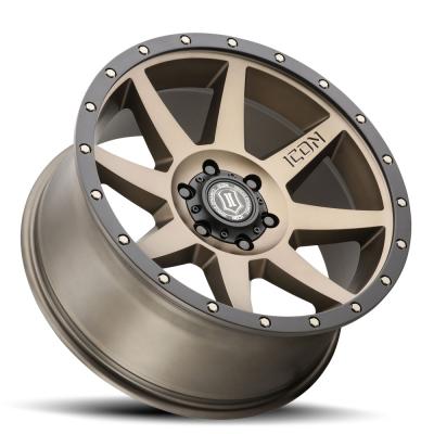 Rebound 20 X 9 / 6 X 5.5 16MM Offset 5.625 Inch Back Space Bronze, ICON Alloys