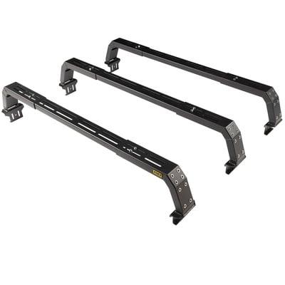 Defender Low Profile Bed Rack Black Carbon Steel Smittybilt