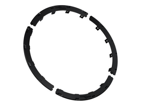 17 Inch Recon Pro Halo Rock Ring Kit Black, ICON Alloys