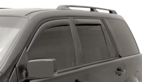 In-Channel Ventvisor Side Window for 2003-2008 Honda Pilot/Pilot EX-L/Pilot Value Package Smoke In-Channel 4 Piece AVS