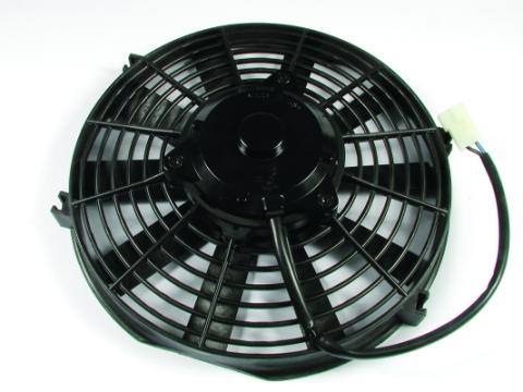 Electric Cooling Fan Reversible 14 Inch Diameter 1800 CFM Electric Fan with High Torque, Low Amperage Draw Motor. the Motor Rides On Dual Ball Bearings Mr Gasket