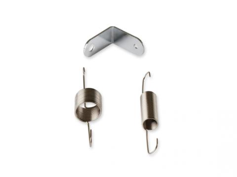 Throttle Return Spring Set Dual Spring Dual Throttle Return Spring Kit with Mounting Bracket Mr Gasket