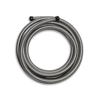 Stainless Steel Braided Hose 6 AN 20 Feet Stainless Braided AN Hose Mr Gasket