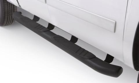 5 Inch Oval Bent Composite Nerf Bars Black 2015-2023 Ford F-150 SuperCab Lund