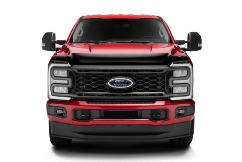 Bugflector Hood Shield for 2023-2026 Ford F-450 Super Duty/F-250 Super Duty/F-350 Super Duty Smoke AVS