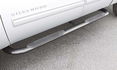 4 Inch Oval Bent Nerf Bars Polished Stainless 2009-2024 Dodge Ram 1500/2500/3500/4500/5500 Cab &amp; Chassis Crew Cab Lund
