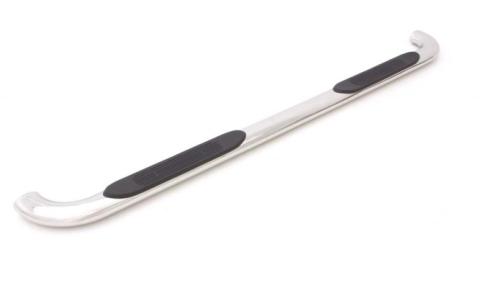 4 Inch Oval Bent Nerf Bars Polished Stainless 2019-2026 Silverado/Sierra 1500/2500/3500 Crew Cab Lund
