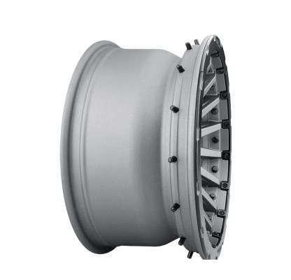 Rebound Pro 17 X 8.5 / 8 X 170 6MM Offset 5 Inch Backspace Charcoal W/ Black Ring, ICON Alloys